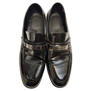 Men's Carl In Klein Armond 34f5071 Size 10 Black Leather‎ Casual Dress Shoes